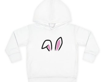 Niedlicher Hasenohren Kleinkind Hoodie, niedliches Kinder Sweatshirt, Ostergeschenk, kuscheliger Fleece für die Kleinen