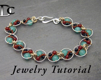 Flower Eight Bracelet Jewelry Tutorial