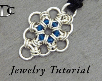Japanese Rose Pendant Jewelry Tutorial