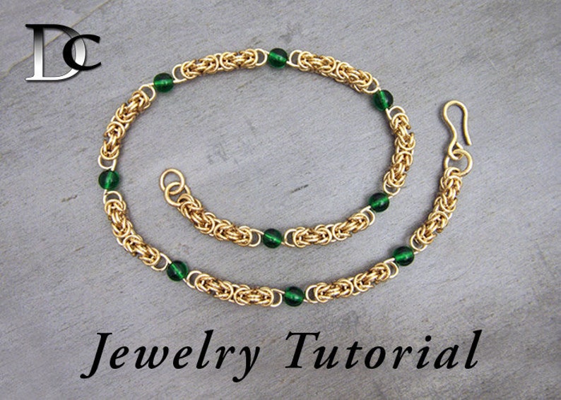 Rosary Byzantine Necklace Jewelry Tutorial image 1