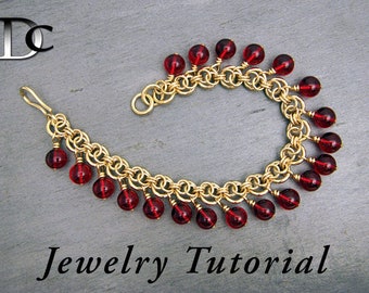 Beaded Infinity Bracelet Jewelry Tutorial