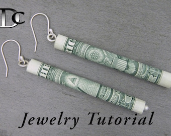 Money Earrings Jewelry Tutorial