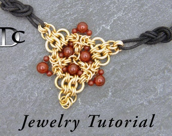 Incan Triangle Pendant Jewelry Tutorial