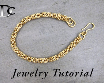 Byzantine Bracelet Jewelry Tutorial