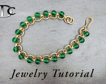 Beaded 1+2+1 Bracelet Jewelry Tutorial