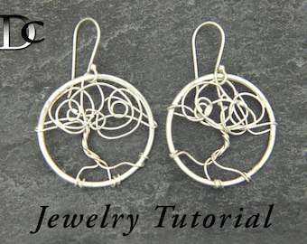 Bodhi Tree Earrings Jewelry Tutorial