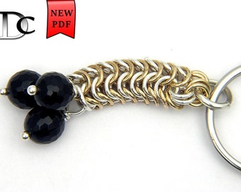 Beaded Snake Keyfob Jewelry Tutorial