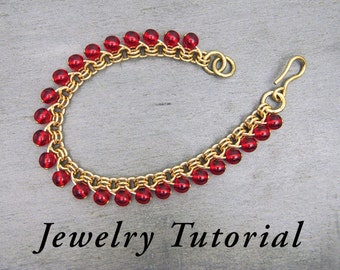 Beaded Double Bracelet Jewelry Tutorial