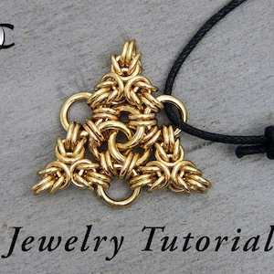 Tripoli Triangle Pendant Jewelry Tutorial