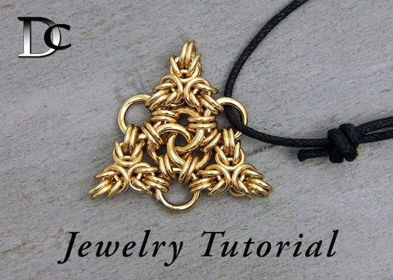 Tripoli Triangle Pendant Jewelry Tutorial