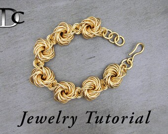 Spiral Ball Bracelet Jewelry Tutorial
