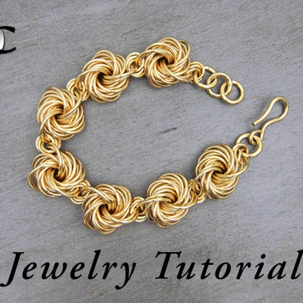 Spiral Ball Bracelet Jewelry Tutorial