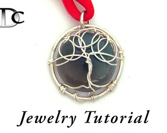 Bodhi Tree Pendant Jewelry Tutorial