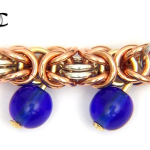 Beaded Byzantine Bracelet Jewelry Tutorial image 6