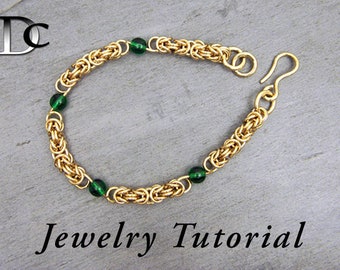 Rosary Byzantine Bracelet Jewelry Tutorial