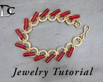 Large Flower Bracelet Jewelry Tutorial