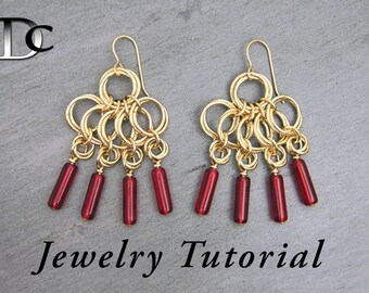 Flower Petal Earrings Jewelry Tutorial