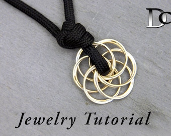 Twelve-ring Dharma Wheel Pendant Jewelry Tutorial