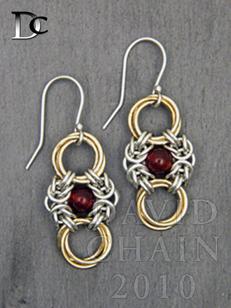 Beaded Romanov Earrings Jewelry Tutorial image 7