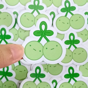 Smiski Sticker &#39;SMISKI CHERRY&#39; Waterproof Die-cut | Scrapbook | Journaling | Decorate | Aesthetic