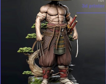 Wolverine Samurai STL 3D Model For 3D Printing