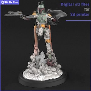 Boba Fett STL 3D Model For 3D Printing