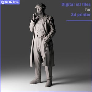 Thomas Shelby Peaky Blinders STL 3D Model For 3D Printing