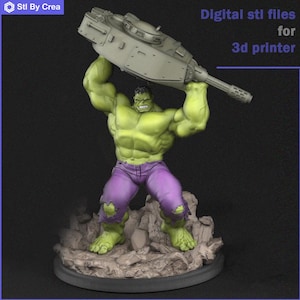 Hulk STL 3D Model For 3D Printing