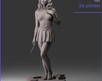 Hermonie Granger 3D Model For 3D Printing