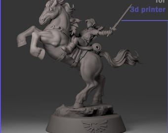 Link Epona Zelda STL 3D Model For 3D Printing