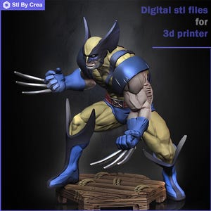 Wolverine  STL 3D Model For 3D Printing
