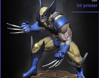 Wolverine  STL 3D Model For 3D Printing