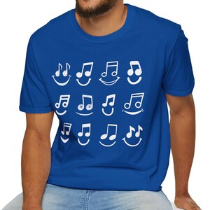 Music Vibes Unisex Softstyle T-Shirt, Perfect Gift for Musicians, Music Lovers, Music Festival Tee, Music Theme Casual Wear