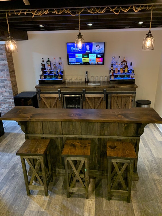 Man Cave Bar Back Furniture, Domestic Bar Stools Indianapolis Area