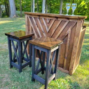 Foldable bar / portable pop up bar / party decor / checkout stand / wedding bar / out door bar / hostess stand / farmhouse boutique vendor