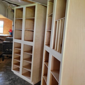 Country Farmhouse Kitchen Pantry Cabinet: Pine Storage Cupboard
