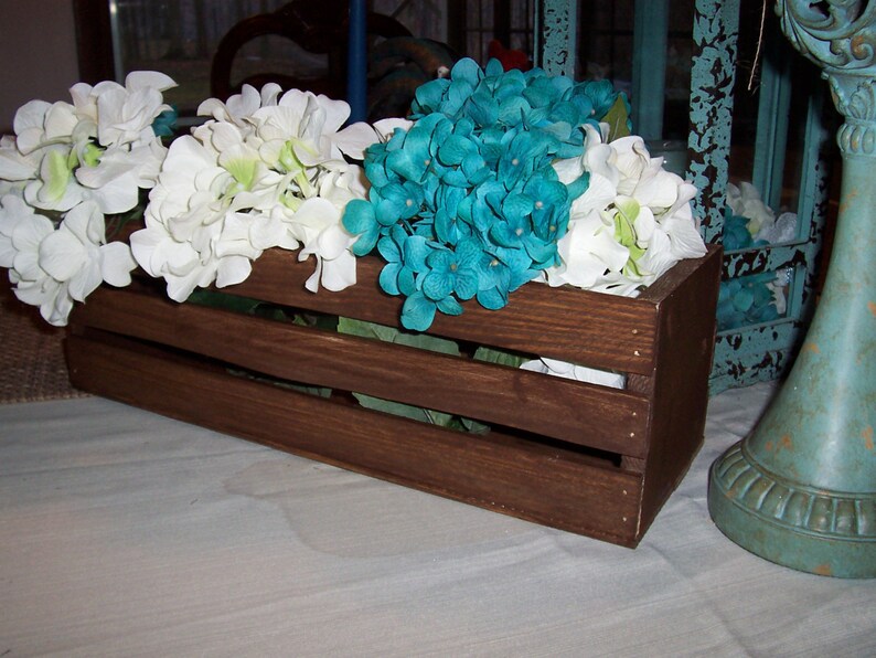 Wooden Crates Wedding Centerpieces Rustic