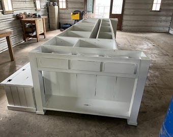 Kitchen island cabinets shaker style Modern Farmhouse Style furniture white cabinets
