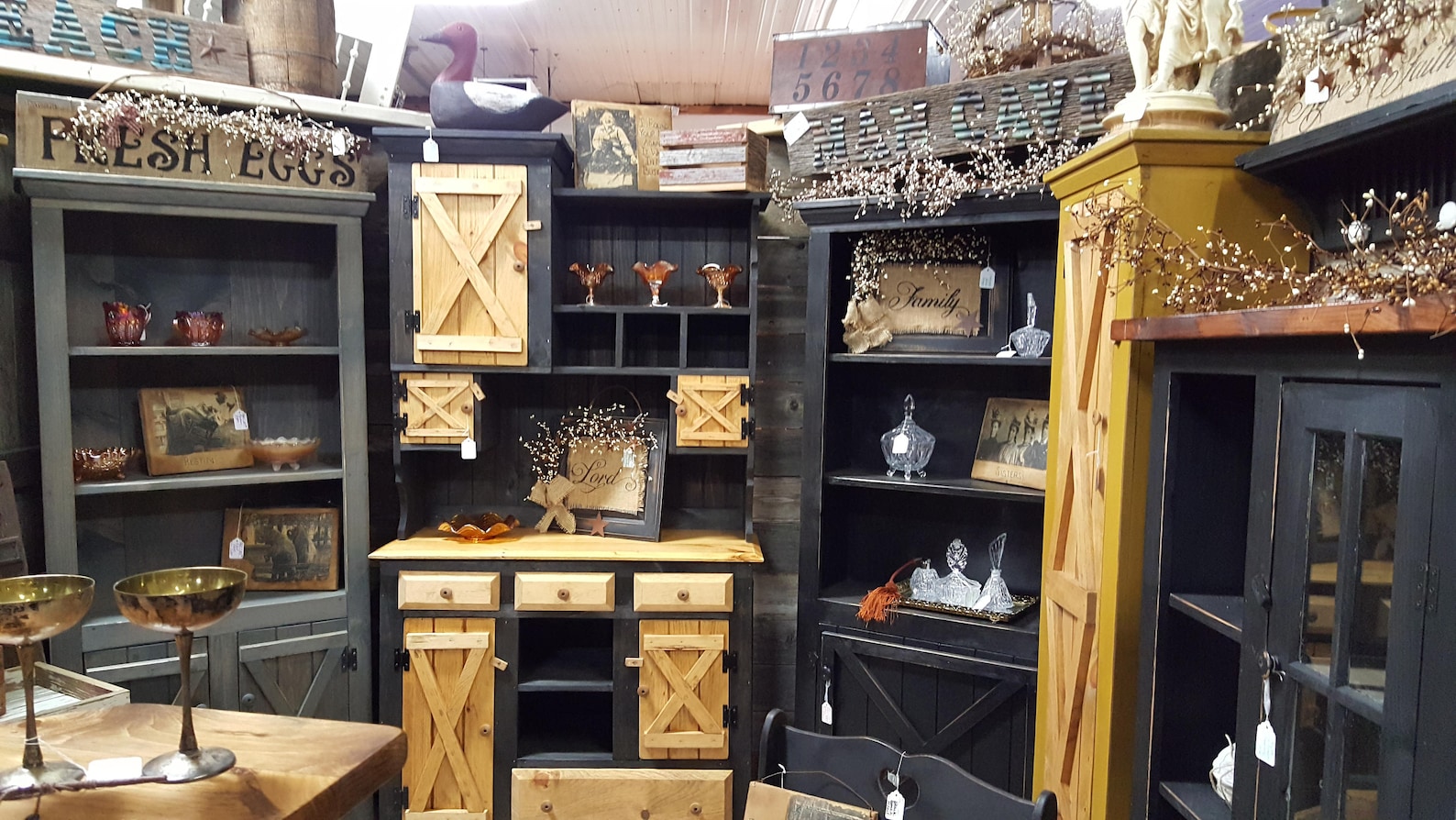 Muebles primitivos / muebles rústicos de la granja / cabina de | Etsy