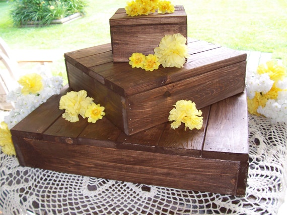 Rustic Cake Stand Rustic Cupcake Stand Wedding Decoration Etsy