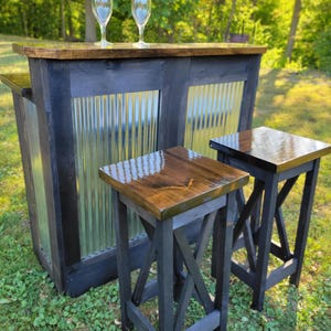 beverage cart / portable pop up bar / party decor / checkout stand / wedding bar / out door bar / hostess stand / farmhouse boutique vendor