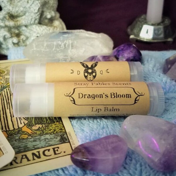 Dragon's Bloom Lipbalm (lavender/vanilla)