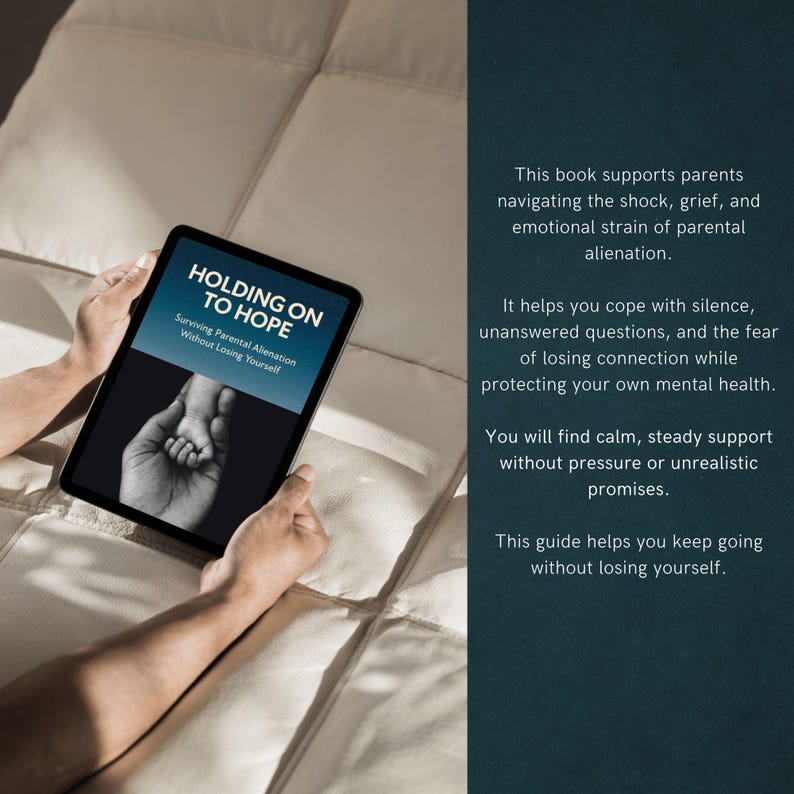Aferrándose a la esperanza: Guía para la alienación parental, estrategias de afrontamiento, sanación familiar y reconexión con su hijo (libro electrónico en PDF) imagen 2