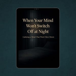 When Your Mind Won’t Switch Off at Night - Overthinking, Racing Thoughts, Sleep Anxiety - Non Fiction Mental Health Book