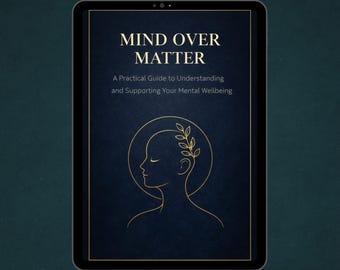Guía digital sobre salud mental y ansiedad: alivio del estrés, bienestar emocional, límites, autocuidado y apoyo para la resiliencia.
