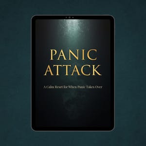Zestaw do resetowania ataków paniki – Narzędzia do pomocy w atakach paniki – Natychmiastowa ulga w lęku – Zeszyt ćwiczeń w formacie MP3 i PDF – Resetowanie układu nerwowego