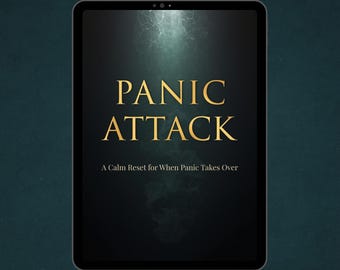 Kit de Reinicio para Ataques de Pánico - Herramientas de Ayuda para Ataques de Pánico - Alivio Instantáneo de la Ansiedad - Libro de Trabajo en MP3 y PDF - Reinicio del Sistema Nervioso