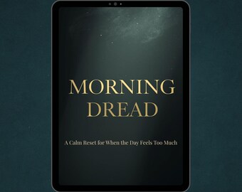 Morning Dread Reset Kit - Ondersteuning bij wakker worden - Calm Morning Routine-bundel - MP3-audio en pdf-werkboeken - Resetten van het zenuwstelsel