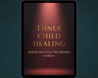 Inner Child Healing Journal and Workbook Set - 30 Day Emotional Healing Guide with Prompts, Self Love and Reflection