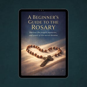 How to Pray the Rosary, Catholic Prayer Guide, Rosary Mysteries, Marian Devotion, Christian Prayer Book PDF